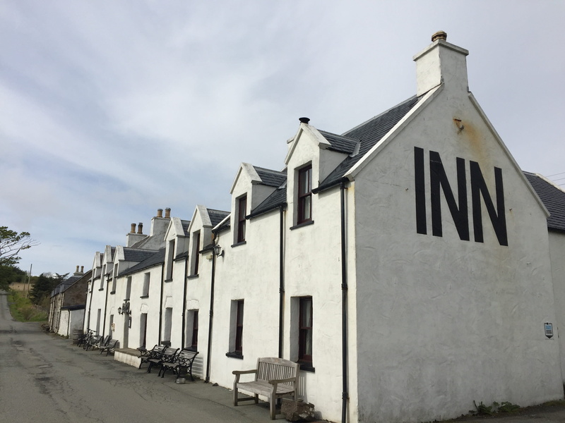 cross, city, scotland, religion, travel, skye, uk, pub, inn, building exterior, built structure, belief, scottish, day, isle of skye, road, europe, place of worship