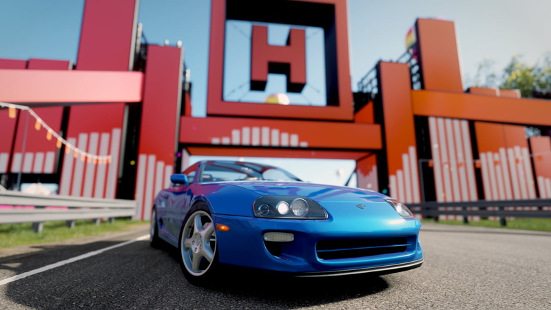Supra, Toyota, Forza Horizon 4, Supra MK4, car, Toyota Supra MK4, Forza, 1080P, Forza Games