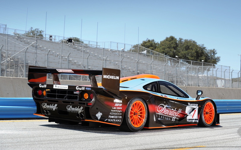 rear view, background, spoiler, GTR, McLaren, 1080P, supercar, wing, racing, tribune, the car, Longtail, 1997