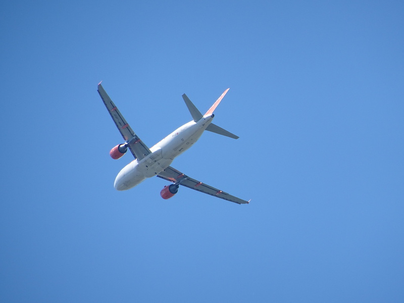 mode of transportation, no people, nature, holiday, motion, blue, airline travel, outdoors, copy space, commercial airplane, turbine, Clear, day, passenger aircraft