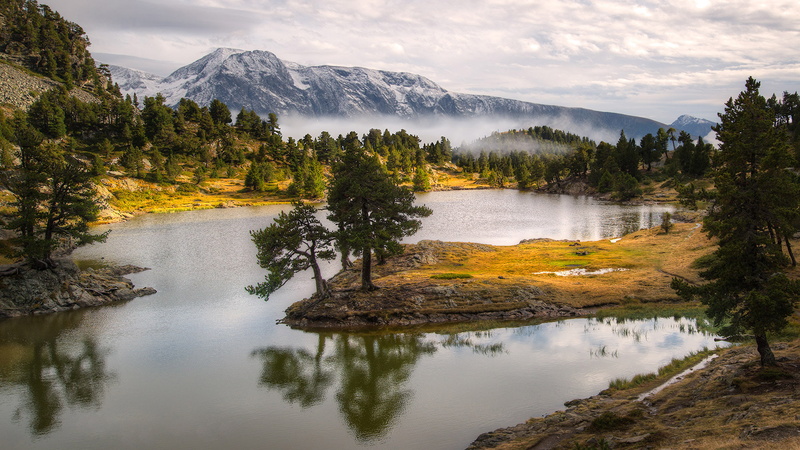 tranquility, no people, tranquil scene, tree, pine woodland, reflection, sky, best, mountain, 4K, re, nature, non-urban scene, hd, water, beauty in nature