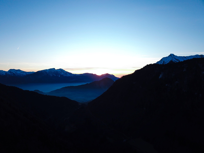 sky, clear sky, alpes, french, tranquil scene, forest, tranquility, sunset, 4K, france, nature, no people, mountain range, route des grandes alpes, landscape
