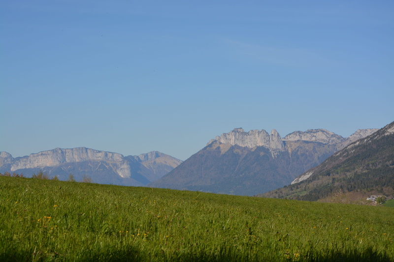 day, land, hiking, environment, plant, sky, panoramic views, mont blanc, landscape, panorama, scenics - nature, no people, annecy, mountain range, massif