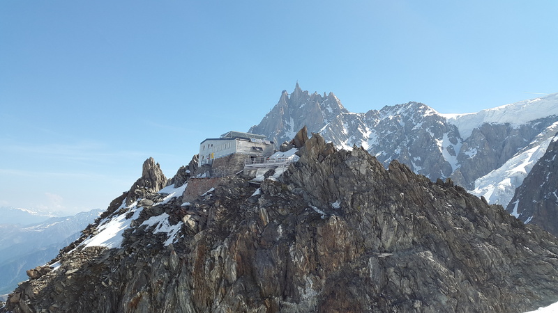 sport, chamonix, crevasses, high-mountain hut, no people, mont blanc, nature, snowcapped mountain, extreme terrain, hut, landscape, activity, mountain climbing