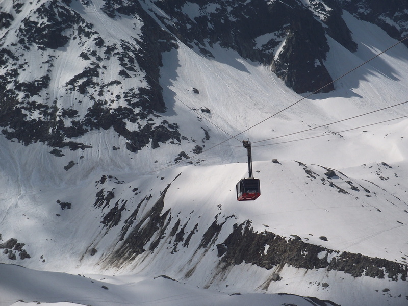 cold temperature, mont blanc, mountain, landscape, no people, mountain range, overhead cable car, outdoors, alps, tranquility, scenics - nature, snow, transportation