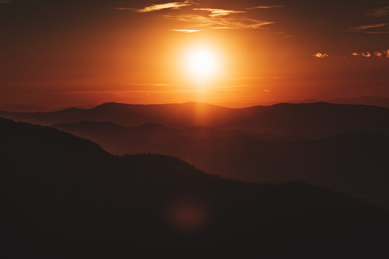 5K, Shenandoah National Park, 5K, Virginia, Sunset, USA, Mountains