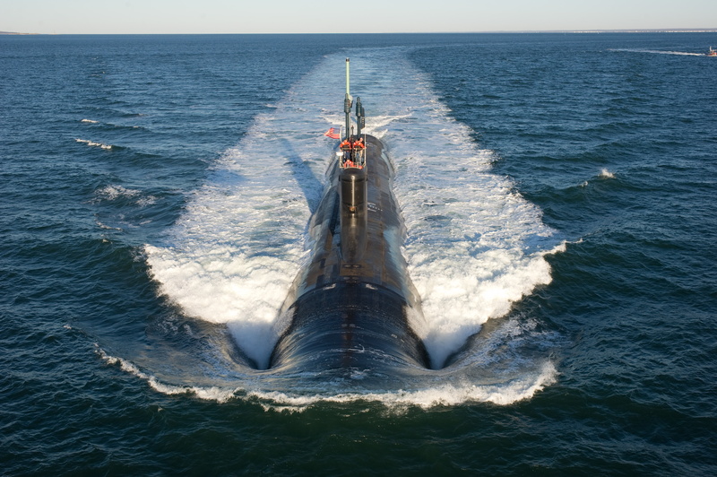 SSN-774, animals in the wild, The Atlantic ocean, submarine, underwater, US NAVY, nautical vessel, transportation, one animal, water, animal wildlife, 4K