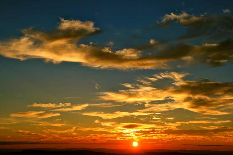 nature, bright, dramatic sky, tranquil scene, vibrant color, environment, sky, scenics - nature, no people, atmosphere, orange color, outdoors, sun, cloud - sky