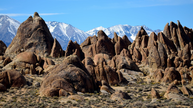outdoors, rock, lone pine, mountain Peak, nature, high, rise, scenics, Alabama Hills, landscape, 4K, mountain, high rise, rock - Object