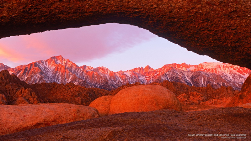 lone, 2K, peak, right, california, pine, whitney, mount, Mountains