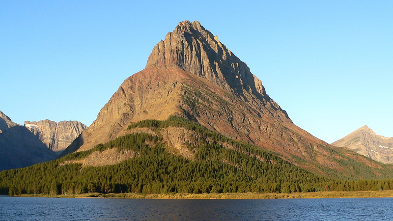no People, public domain, travel destinations, park, water, Montana, Sunrise, mountain, outdoors, Glacier National Park, nature, reflection, wilderness Area