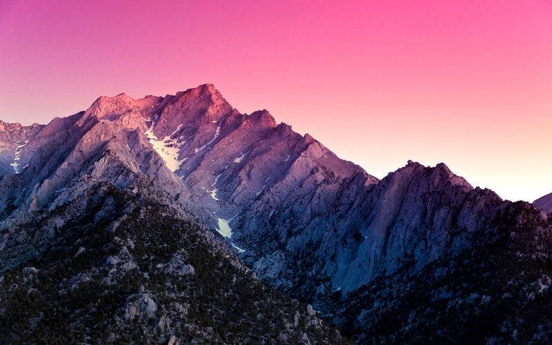 Purple, Alabama, Snow, California, 2K, Sunset, USA, Mountain, Hills
