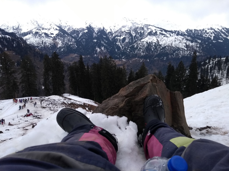 winter, warm clothing, boots, outdoors, sport, scenics - nature, manali, 4K, day, adventure, nature, feet, real people, leisure activity, resort, beauty in nature