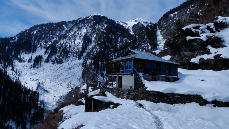 chalet, manali, beauty in nature, outdoors, snow, nature, no people, mountaineerz, himalayas, building, 2K, scenics - nature, mountain, architecture, sky