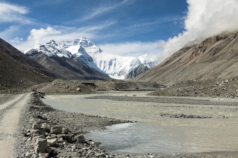 water, mountain peak, snow, tibet, cloud - sky, cold temperature, earth, mountain, no people, beauty in nature, hike, sky, nature, environment, 5K, mountain summit