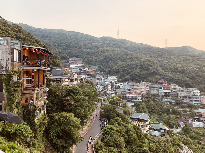 forest, day, plant, no people, building, transportation, sky, jiufen, townscape, road, house, city, nature, taiwan, built structure, architecture, village