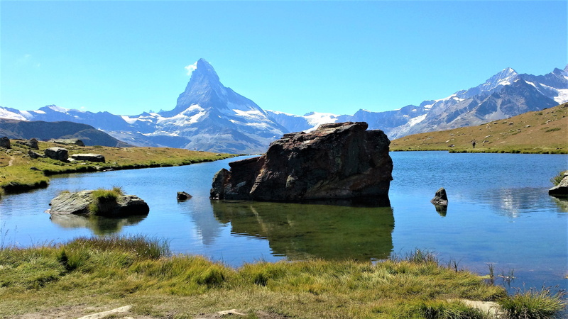 clear, travel, day, vacations, recovery, reflection, hike, cold temperature, idyllic, blue, hill, panorama, water, glacier, sweiz, europe, bad, summer
