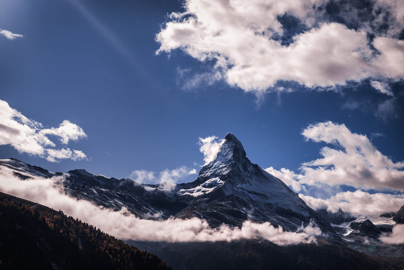 daytime, mountain peak, zermatt, non-urban scene, sony, tranquil scene, nature, matterhorn, peak, mountain range, formation, scenics - nature, outdoors