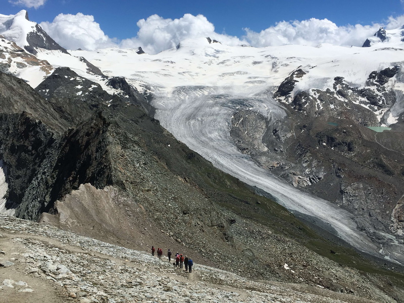 lifestyles, hiking, adventure, beauty in nature, glacier, nature, snow, cold temperature, leisure activity, day, mountain range, scenics - nature, winter