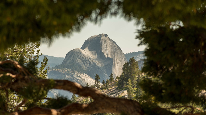 5K, nature, landscape, Half Dome, Yosemite National Park