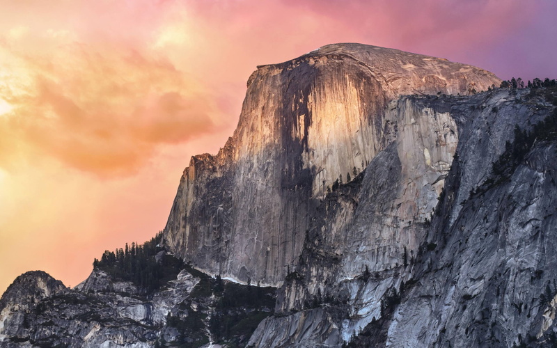tranquility, outdoors, half, formation, OS X, cliff, geology, sunset, beauty in nature, 1080P, rock - object, mountain, rock formation, mountain range