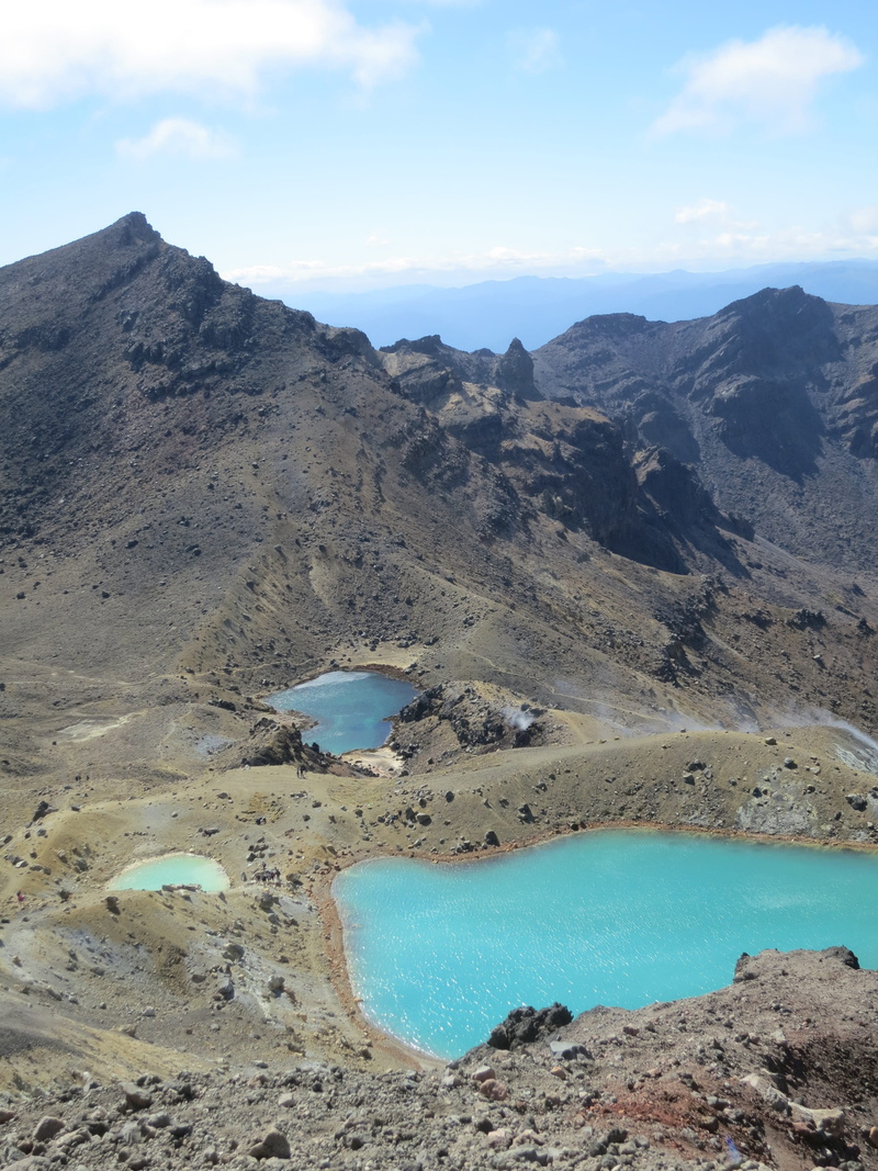 land, non-urban scene, outdoors, 4K, tongariro alpine crossing, sky, scenics, no people, volcanic crater, North Island, water, Landscape, bright, geology
