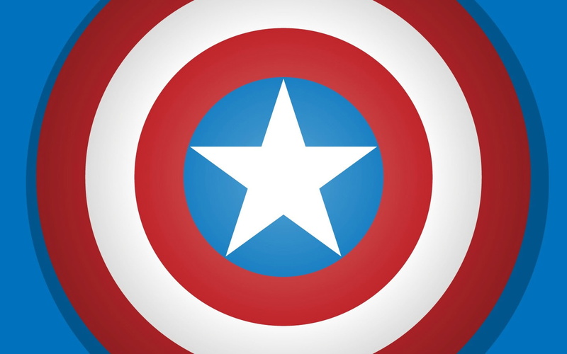 720P, america, captain, cartoon/comic, star, hd, logo