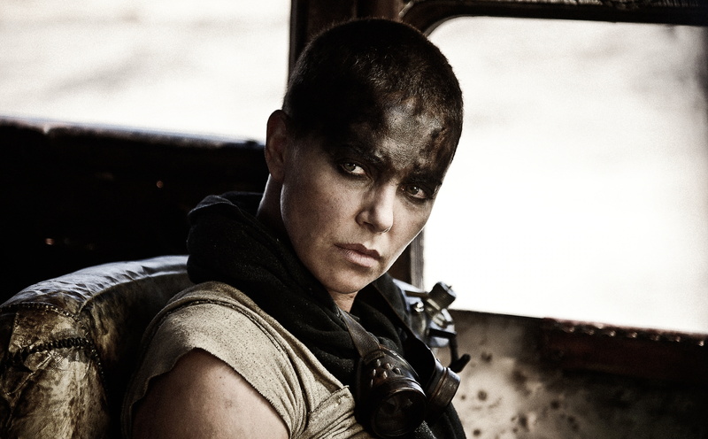 road, wasteland, uniform, portrait, adult, focus on foreground, Imperator Furiosa, young men, charlize, fury, rifle, looking at camera, serious, armed forces