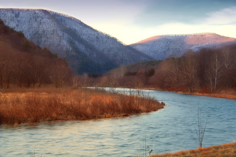 hiking, creek, Wilds, Pine Creek Gorge, river  mountains, low light, lake, stream, beauty In Nature, Bend, dusk, Allegheny Plateau, photo, creative commons