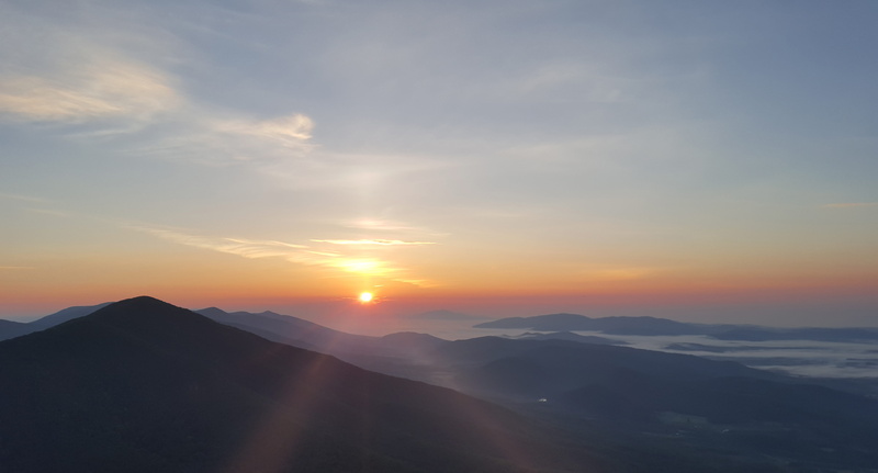 sun, remote, cloud - sky, united states, nature, scenics - nature, sharp top, sunset, environment, sun rays, sunrise, sunlight, idyllic, landscape, blue ridge