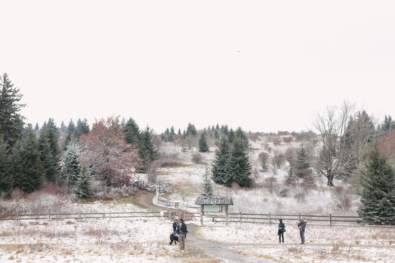 men, environment, day, landscape, trail, winter, beauty in nature, united states, nature, mouth of wilson, snow, state park, sky, outdoors, group of people