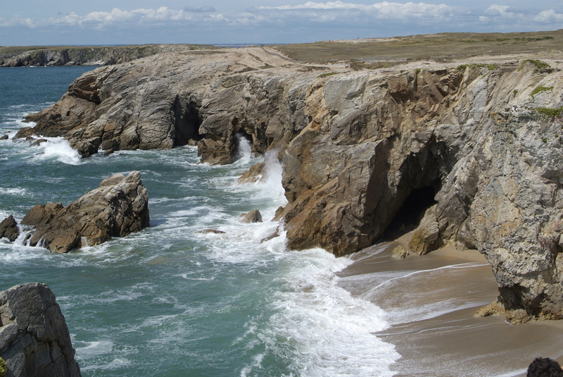 spray, tide, non-urban scene, beach, water, rocky coastline, aerial, quiberon, splash, land, sand, france, atlantic, rock, beauty in nature, wild, no people