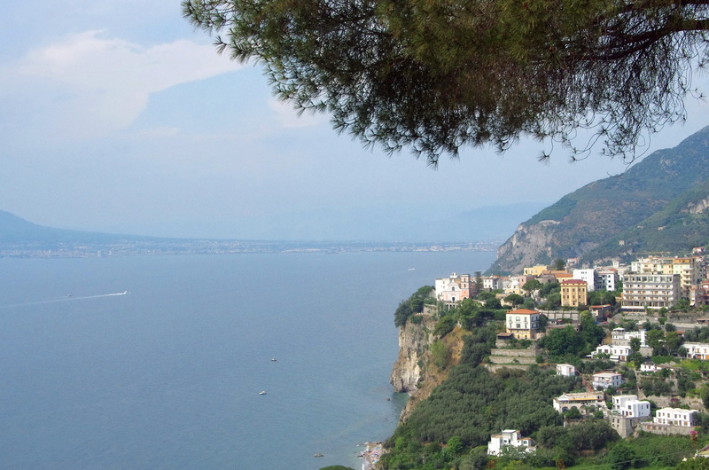 naples, mediterranée, panorama, townscape, tranquil scene, building exterior, sky, no people, tree, nature, panoramic, day, building, sun, travel, beauty in nature