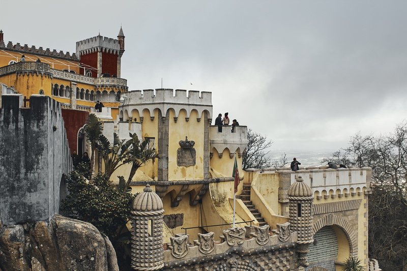 travel, city, building exterior, the past, art and craft, mountains, built structure, no people, water, building, high, mistical, cloud - sky, travel destinations