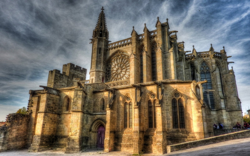 Basilica of St. Nazaire and St. Celse, Carcassonne, Basilicas , 1080P
