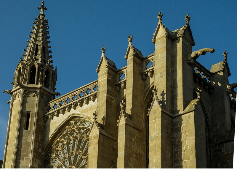 city, architecture, history, france, carcassonne, built structure, religion, tower, belief, low angle view, building, outdoors, gothic, church, no people
