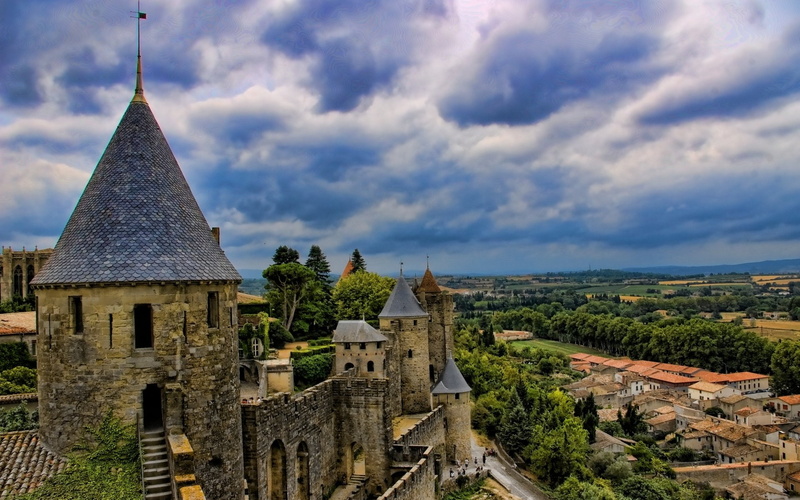 Castles, 1080P, Carcassonne