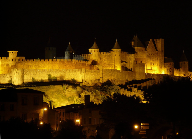 city, 2K, Architecture, wall, tree, nature, building exterior, illuminated, lighting, middle ages, travel destinations, fortress, Building, tourism, no people
