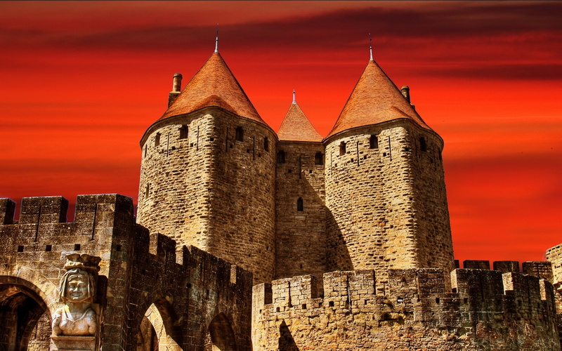Carcassonne, 1080P, Castles