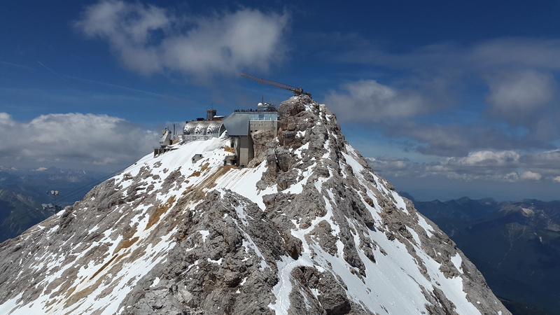 germany, steep, mountain Peak, mountain ridge, day, zugspitze, european Alps, snowcapped mountain, sky, ridge, cold temperature, alpine, outdoors, 4K