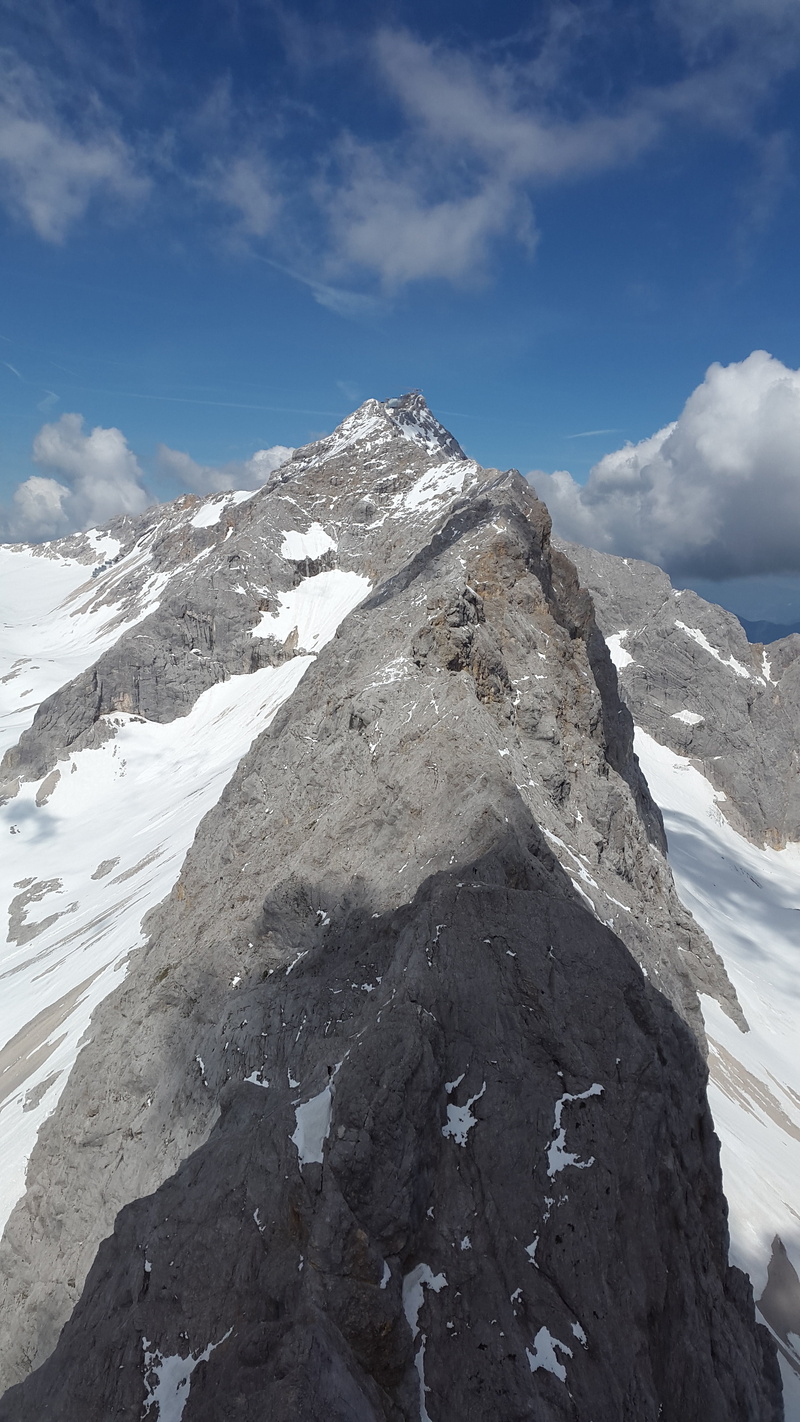 mountain, view, snow, rock, scenics - nature, steep, mountains, non-urban scene, height, ridge, formation, austria, high mountains, 4K, white color, mountain range