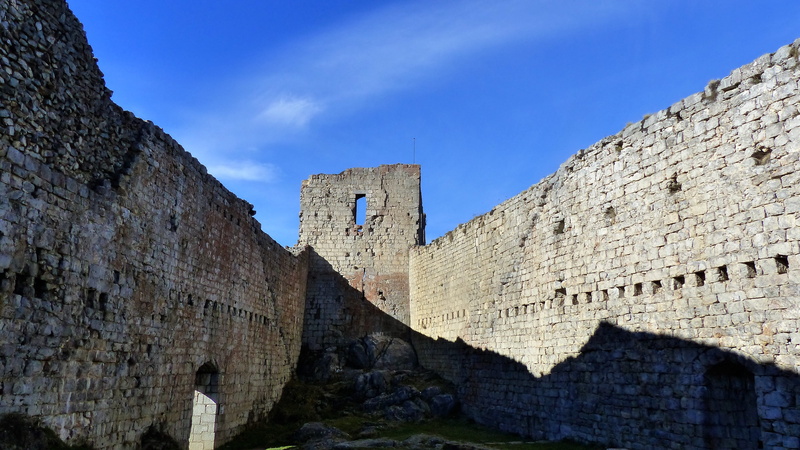 ancient civilization, ancient, outdoors, travel, ramparts, abbey, ruin, stone material, tower, old ruin, stone wall, ariege, travel destinations, no people