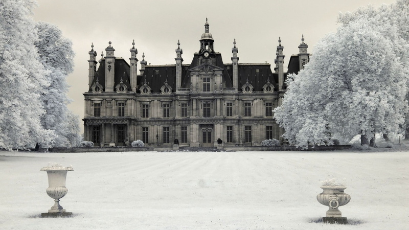 nature, concrete, snow, no People, old, building, building Exterior, the past, chateau miranda, urban Scene, outdoors, history, old-fashioned, cultures
