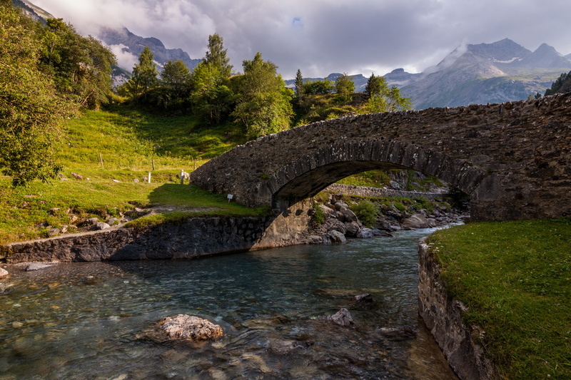 europe, travel, day, Frankreich, bridge  creek, bridge, mountain, time, river, concrete, architecture, voyage, nature, environment, landscape, green, history