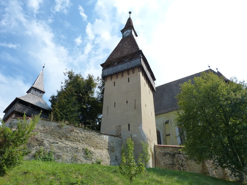 day, romania, unesco world heritage, unesco world heritage site, no people, architecture, bierthälm, spire, history, middle ages, belief, low angle view