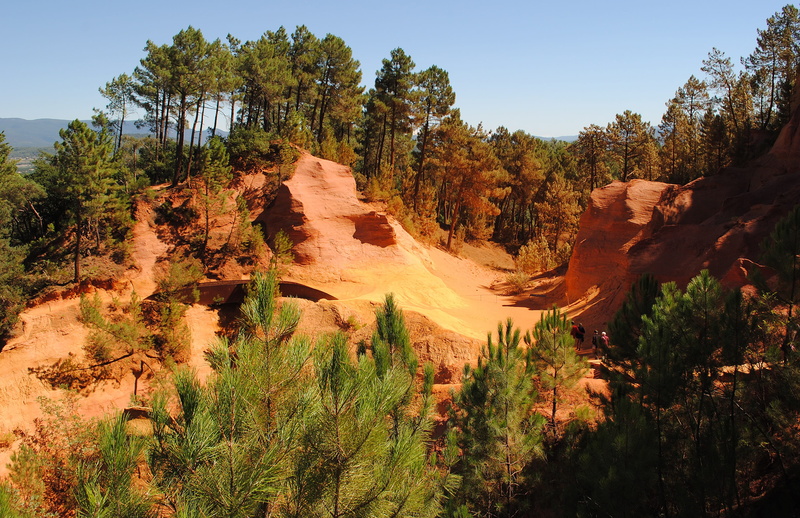 eroded, no people, france, day, rock formation, outdoors, landscape, land, Rock, growth, idyllic, remote, desert, non-urban scene, tree, scenics - nature