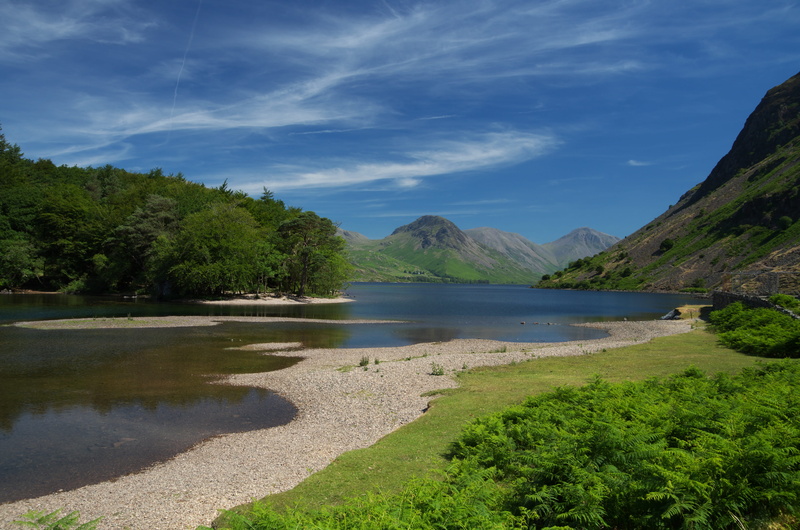 idyllic, sky, mountain, no people, lakeland, growth, plant, cumbria, wastwater, tranquility, water, beauty in nature, cloud - sky, tree, nature, reflection