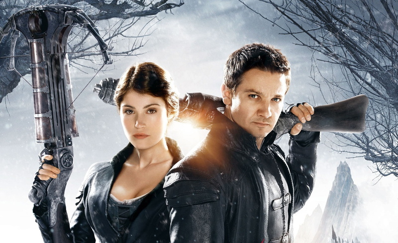 nature, cold temperature, waist up, portrait, Movie, adult, guns, witch, looking at camera, women, jeremy renner, Other Movies, young women, young men