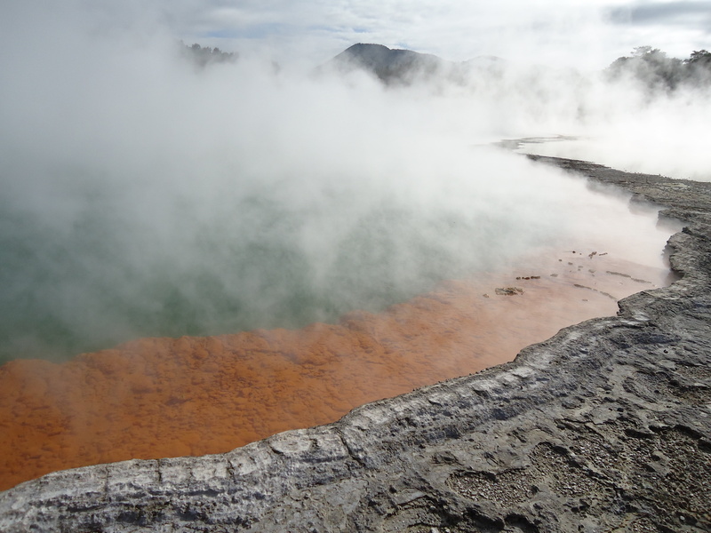 physical geography, erupting, volcanic crater, power, non-urban scene, beauty in nature, environment, stibnite, power in nature, water, steam, thermal water