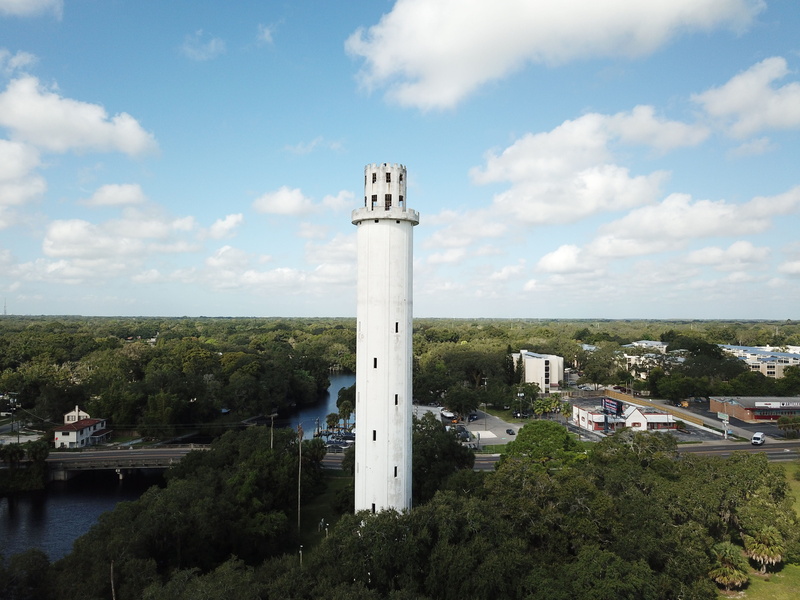 tower, 4K, drone photography, architecture, built structure, Anita Denunzio, plant, travel, drone photo, no people, nature, tree, building, Tampa Florida